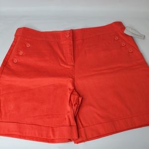 NWT - Sag Harbor Denim Red short with pockets size 16